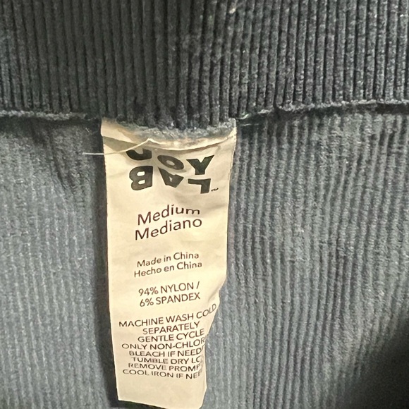 Blue grey biker shorts - Picture 3 of 4